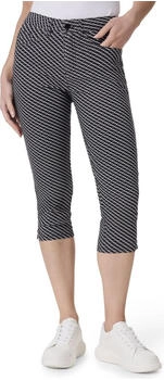 Stooker Tahiti Print Damen 8-Hose Slim Fit schwarz graphic