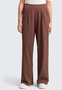 Tom Tailor Denim Wide Leg Hose soft chocolate brown
