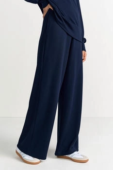 Rich & Royal Wide Leg Jogger midnight blue