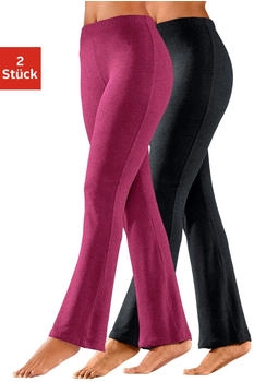 Vivance Dreams Homewearhosen schwarz rosa