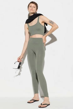 No Matter What Seamless Leggings aus weichem Stoff oliv