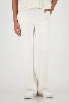 Monari Straight-Leg-Velours-Hose cashmere