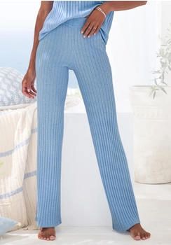 French Connection Strickhose blau-meliert