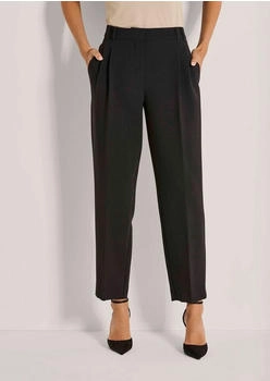 Madeleine Bundfaltenhose mit Stretch-Komfort schwarz