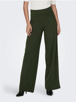 Jacqueline de Yong Wide Leg High Waist Hose tanne