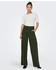 Jacqueline de Yong Wide Leg High Waist Hose tanne