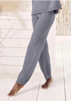 Elbsand Strickhose aus Feinstrick rauchblau meliert