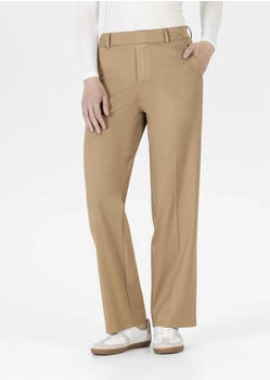 Stehmann Fenja2-780 Jerseyhose mit Bügelfalte teak wood