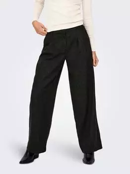 Jacqueline de Yong JDYCHARLY Hose Wide Leg High Waist (15358017) dunkelgrau/schwarz