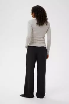 Kaffe KABeatrice Wide Leg Hose (10511635) schwarz