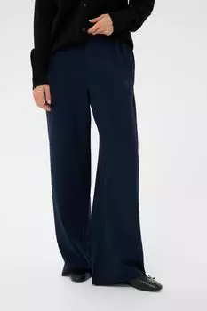 Kaffe KABeatrice Wide Leg Hose (10511635) dunkelblau