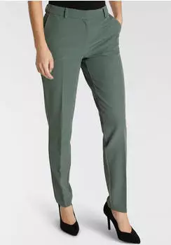Tamaris Stoffhose mit elastischem Bund gr&uuml;n