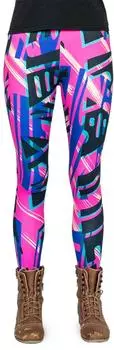 Cosey Neon Line Leggings (60018121) mehrfarbig/cyber city
