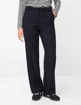 BRAX Damen Palazzohose Style MAINE NAVY dunkelblau Gr. (094002_9281320_22)