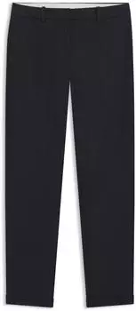 Hugo Boss Regular-Fit Hose aus softem Flanell mit weitem Beinverlauf Style Tiana4 50548280 Grau