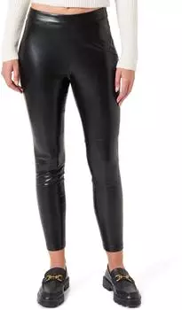 Hugo Boss Slim-Fit Leggings aus Kunstleder Style C_Taskin 50551469 Schwarz