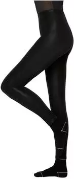 Nur Die Velvet Leggings High Waist Lederoptik (740016) schwarz