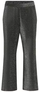 Kaffe KCriana Casual Hose Loose Fit silver metallic glitter