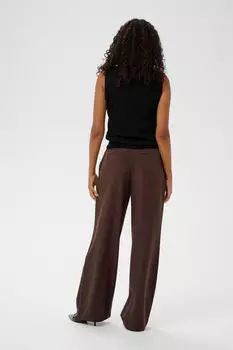 Kaffe KABeatrice Wide Leg Hose seal brown