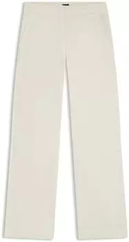 Hugo Boss Hose aus elastischem Baumwoll-Samt mit geradem Beinverlauf Style C_Tahilone1-D 50547685 Natur 44