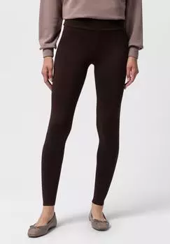 Les Lunes Luna Warm Leggings Thermo - Hoher Bund, gebrushte Innenseite coffee