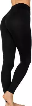 Nur Die Scrunch Leggings Seamless & opaque Highwaist figure-shaping (740022) schwarz