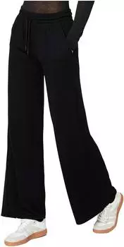 Nur Die Wide Pants mit weitem Bein-Schnitt lockere Passform High Waist (740025) schwarz