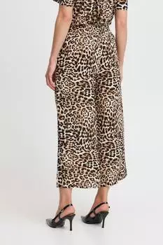 B.Young BYMMMJOELLA Hose Wide Leg Mid Waist 7/8-lang beige/hellbraun/schwarz