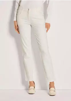 Madeleine Five-Pocket Hose mit Stretch-Komfort wollweiß