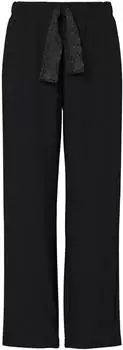 Pieces PCChilli Hose Loosefit High Waist schwarz
