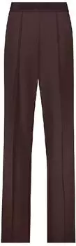 Monari Bügelfaltenhose Regular Fit mit elastischem Bund (809703) dunkelbraun
