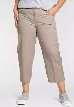 Kj Brand Babsie 7/8 Hose Baumwoll-Stretch beige
