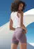 Vivance Dreams Sportshorts mit breitem Bund schoko/silber