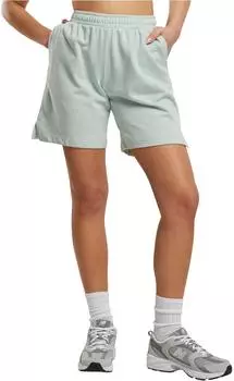 Urban Classics Ladies Organic Terry Bermuda Pants Loose Fit High Waist (TB6209) frostmint