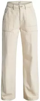 Roxy Vibrant Air Carpenter Hose Loose fit (ERJNP03677-TEC0) ecru