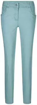 Madeleine Five-Pocket Hose mit Stretch-Komfort aqua