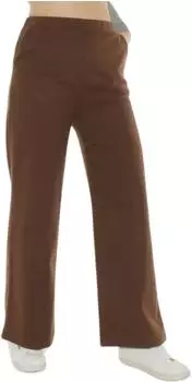 YESET Wide Leg Fleece Thermohose gefüttert (2347) braun