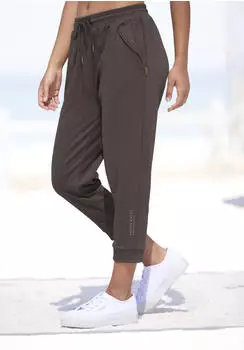 Venice Beach Manon 7/8 Sporthose mit Reißverschlussdetails (33915853) taupe/grau