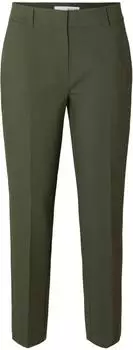 Selected SLFRITA-RIA MW Cropped Pant (16094207) dunkelgrün