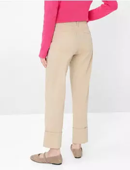 BRAX Damen Five-Pocket-Hose Style MADISON S ALMOND Beige Gr. (091452_9892520_56)