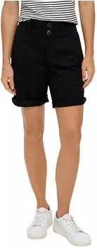 s.Oliver Regular: Shorts aus Baumwollstretch schwarz 2142741.9999.
