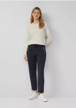 s.Oliver Jogpants aus fließendem Interlockjersey blau 2174882.5959.