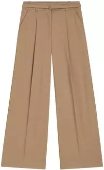 HUGO Bundfaltenhose mit Gürtel Style Hawelsa 50554020 Beige