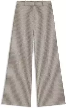 HUGO Regular-Fit Hose mit filigranem Hahnentritt-Muster Style Hasmina 50555803 Gemustert