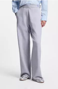 HUGO Jogginghose aus Baumwoll-Terry mit Logo-Bund Style Nuwaist_B 50553589 Hellgrau