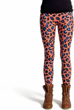 Cosey Leo Line Leggings Animal Print Design D01 mehrfarbig
