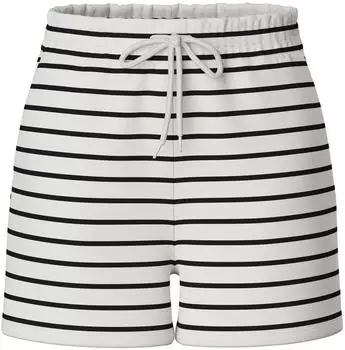 Pieces PCChilli Shorts schwarz/weiß