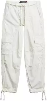 Superdry Leichte Strand-Cargohose off white