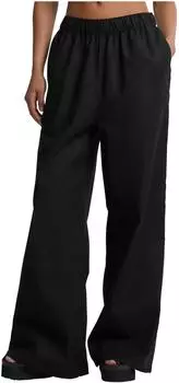 Urban Classics Leinen-Mix Weite Hose (TB6850) schwarz