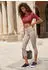 Lascana Caprileggings mit breitem weichem Bündchen beige